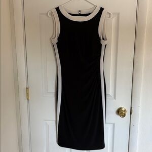 Ralph Lauren Black and White Midi Dress
